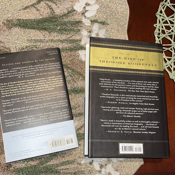 Theodore Rex & The Rise of Theodore Roosevelt 2 Books by Edmond Morris EUC - Picture 10 of 13